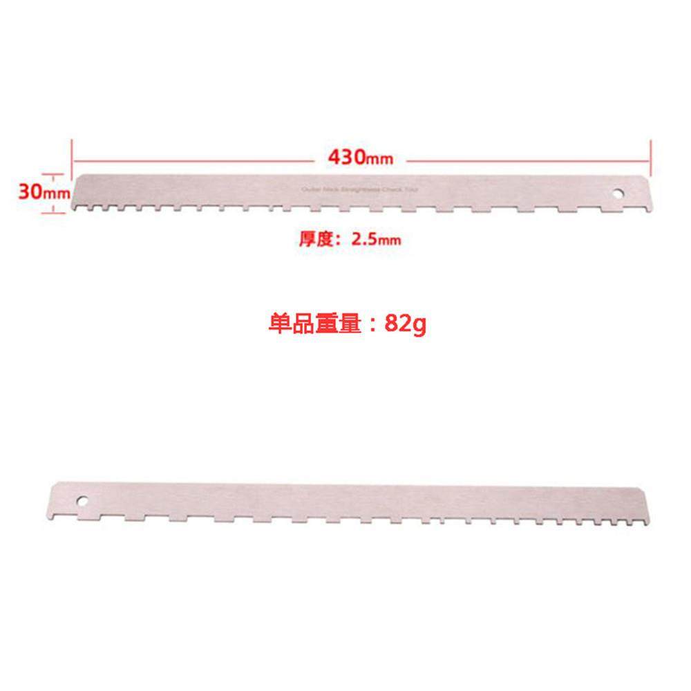 贝司电民谣吉他琴颈缺口尺 铝 测量指板贝斯吉他琴颈尺 音乐配件