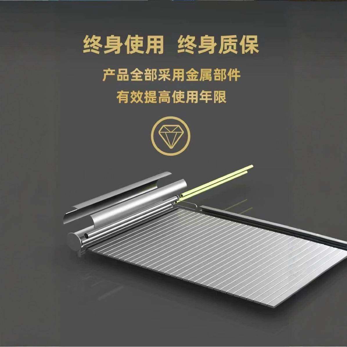 阳光房电动遮阳棚铝合金天幕户外玻璃顶面防晒隔热自动伸缩防水雨