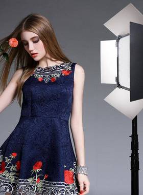 LED摄影棚视频直播补光灯主播拍照灯双色温美光摄影灯影视灯