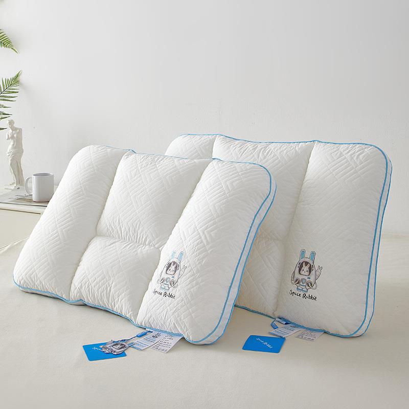 【全棉太空兔枕】A类母婴级全棉酒店枕芯护颈枕头成人定型酒店枕