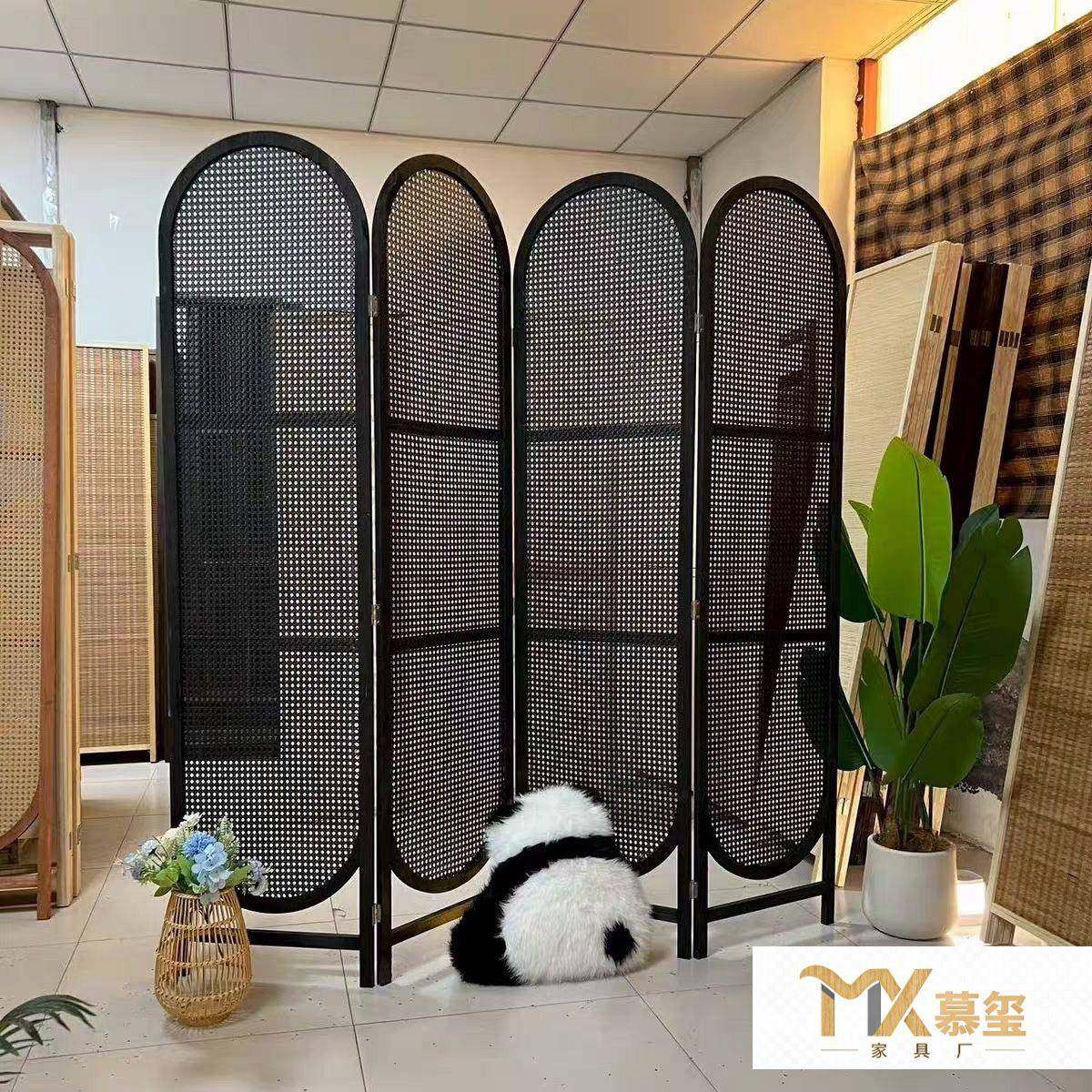 藤编实木客厅屏风直播房间办公室折叠移动遮挡中式玄关酒吧,五金/工具,五金工具箱/五金收纳箱,淘宝优惠券,粉丝福利购,淘宝优惠卷