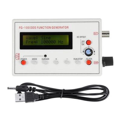 DDS函数信号发生器Function Signal Generator FG-100 1HZ-500KHZ