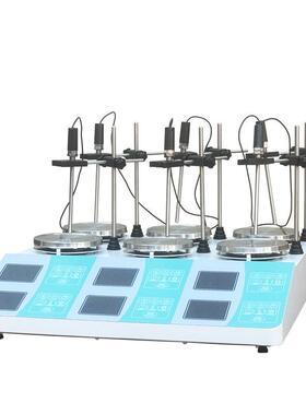 HJ-6AS六联多头恒速磁力搅拌器恒速恒温实验室转速显示厂家直销