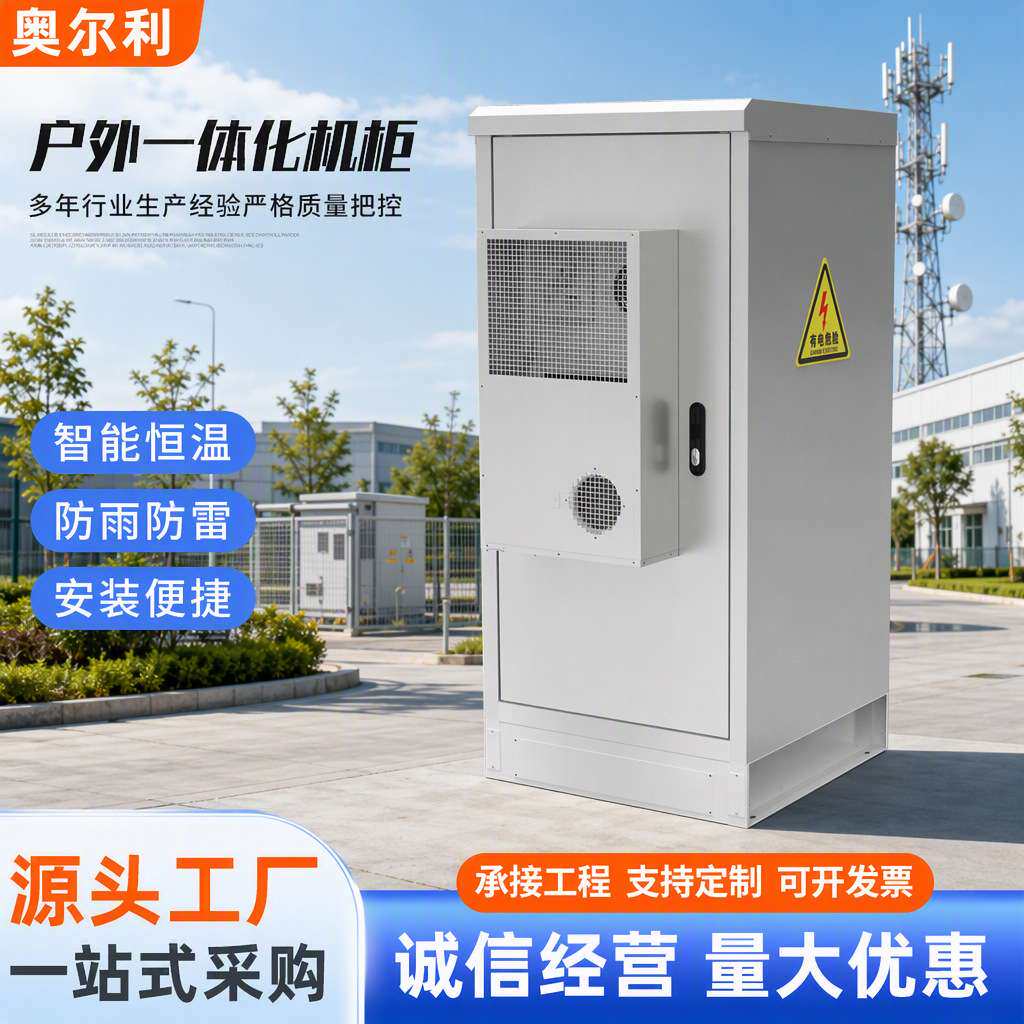 智能一体化户外机柜电气设备配电柜恒温储能只能电源柜网络机柜