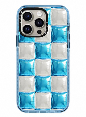 CALG天蓝色白气球挑旗适用苹果手机壳iphone11 12 13 14 15 16 17promax新款外壳高级感小众磁吸2025网红爆款