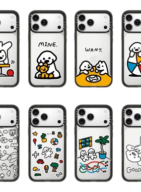 CALG联名matsui可爱狗狗新款超火磁吸防摔iphone11 12 13 14 15 16 17promax适用苹果手机壳高级感小众
