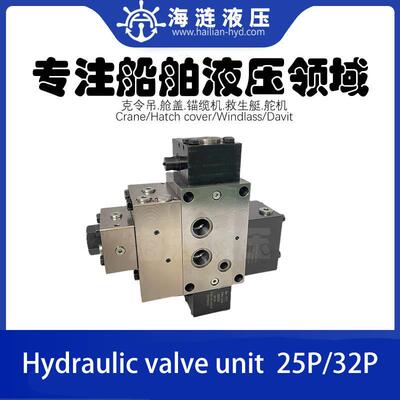 船舶锚缆机液压阀组25P/32P winch valve换向阀