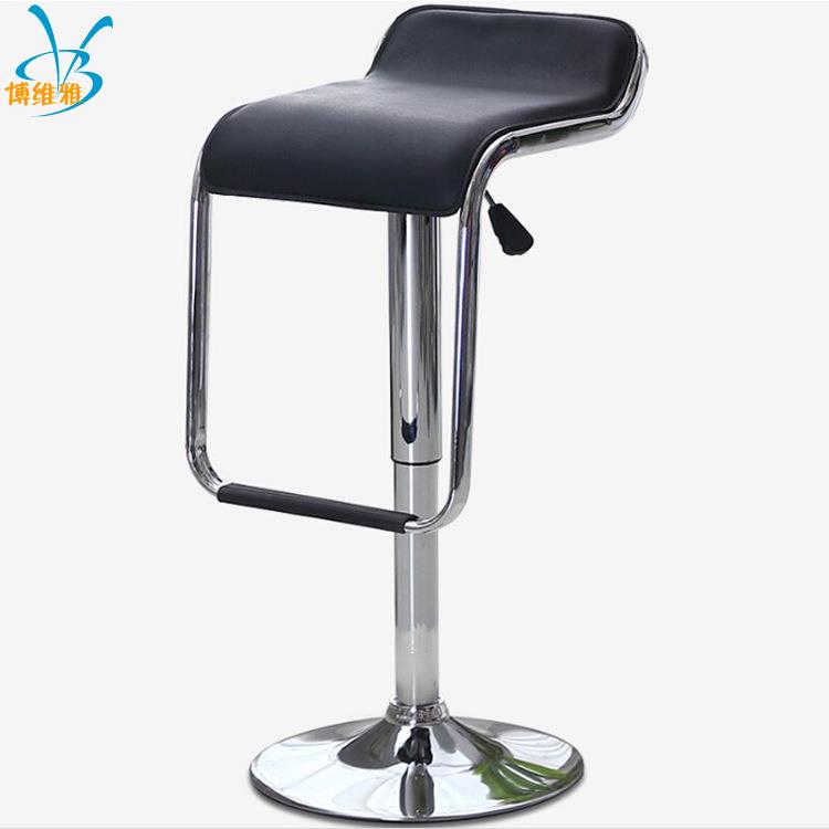 香河家具厂现代吧椅简约吧凳升降时尚皮质吧台椅可调节高脚椅