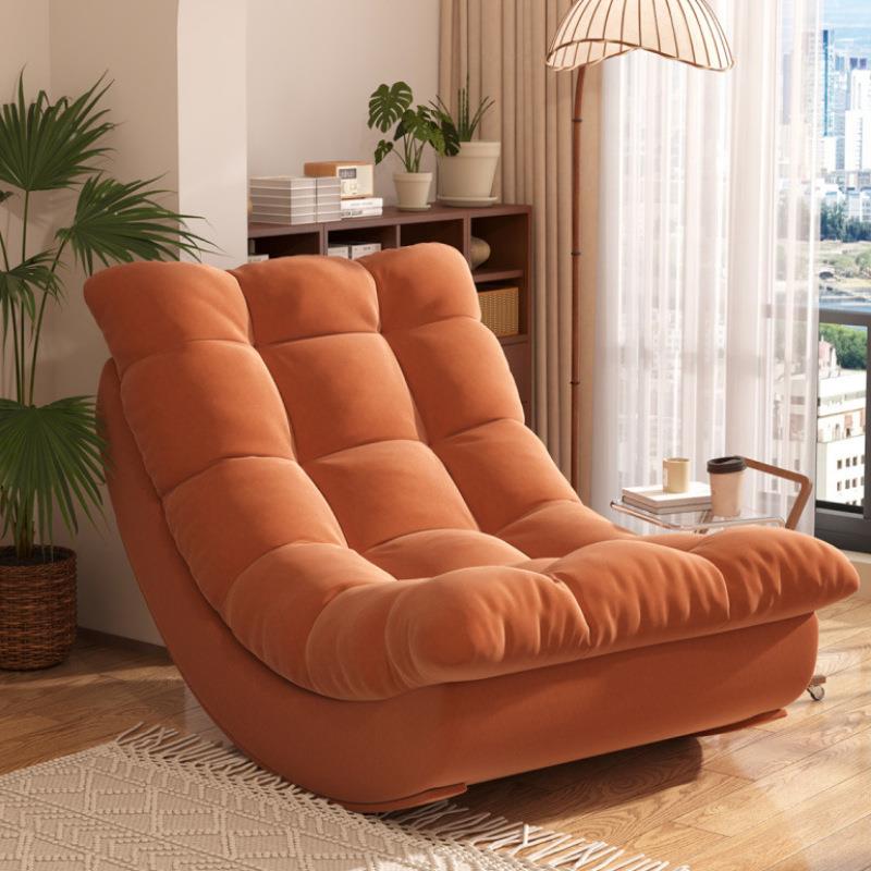 懒人月亮摇摇椅躺椅沙发懒人椅可躺可睡阳台家用成人休闲单人沙发