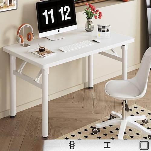 免安装可折叠长方形桌子台式电脑桌出租房租房吃饭桌子学习桌书桌