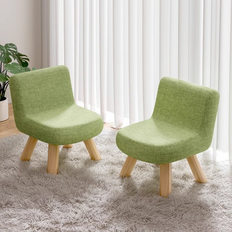 小凳子家用矮凳客厅小椅子靠背舒适久坐出租房用实木儿童沙发板凳