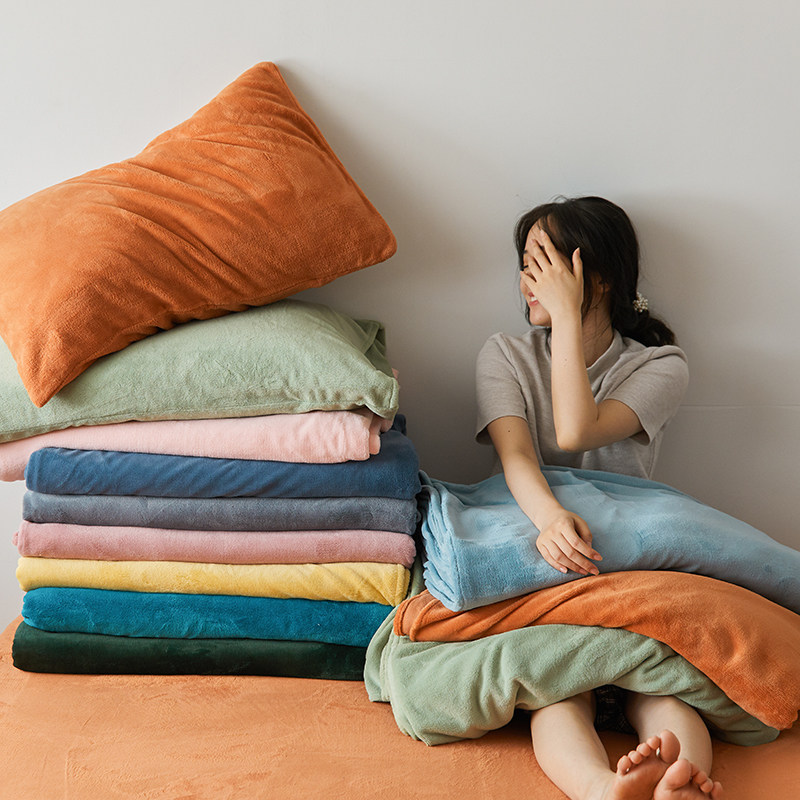 秋冬季床单单件加厚保暖珊瑚绒加绒法莱毛绒被单人床笠床品,床上用品,床单,淘宝优惠券,粉丝福利购,淘宝优惠卷