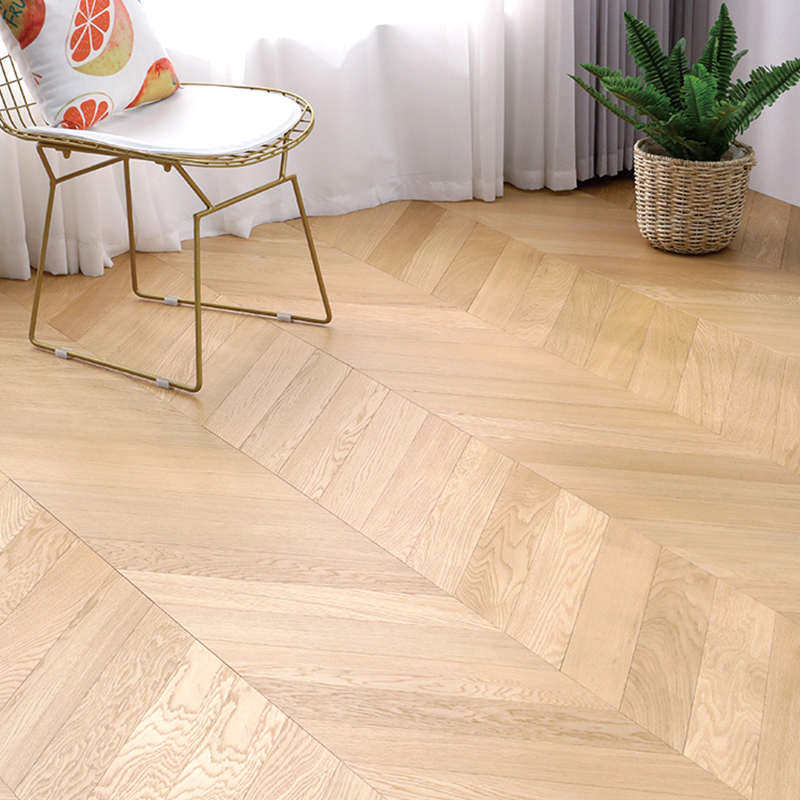 全桦基新三层人耐拼地热橡木地板鱼骨实木拼复合地板黑胡桃锁扣字