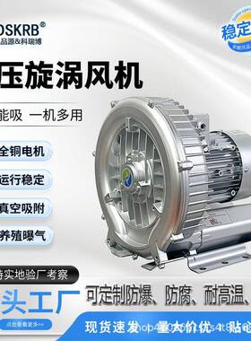 2XH410BH26漩涡高压风机1600W旋环EMZ涡式气泵环气式形涡流侧风