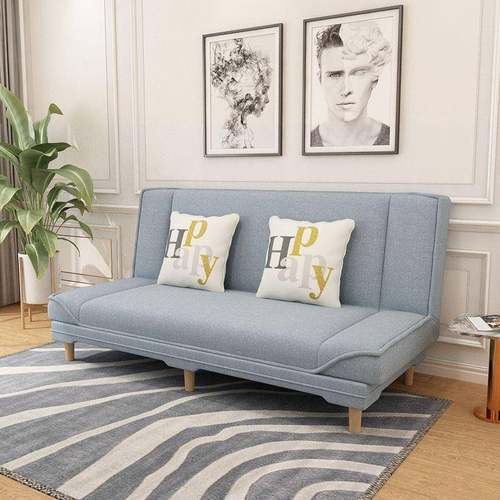 赖沙发小户出租KTR房可折叠发床两用卧室简易客厅人型懒沙人经济