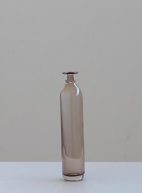 BX玻璃花瓶精23913磨刻小件餐桌轻奢高档工艺品摆设样间板简约摆