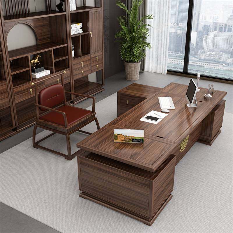 新中式实木老板桌办公桌椅组合乌金木大班台总裁经理桌办公室家具,玩具/童车/益智/积木/模型,垂直悬浮玩具,淘宝优惠券,粉丝福利购,淘宝优惠卷