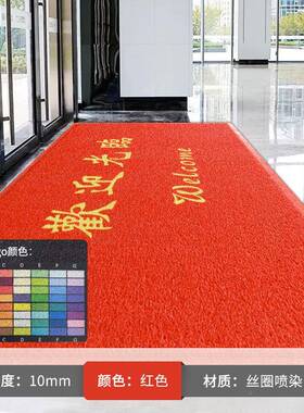 欢迎光临地垫商场商进门地垫入户门口防迎宾脚垫公地司AL797862门