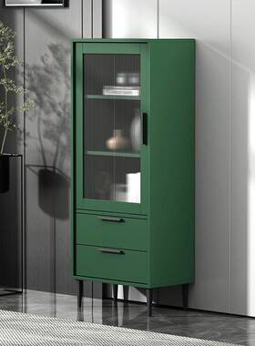 代组合斗柜简约玻璃边柜客厅酒柜户型卧64501室小带抽收纳高屉现