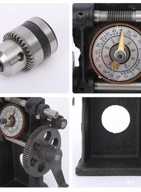 手摇指绕线头机改带夹缠线圈手动缠线变针压71956器装线圈夹头可