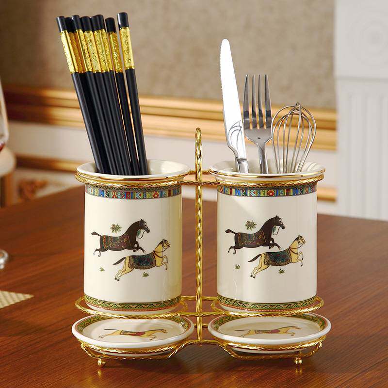 欧式陶瓷调味罐套装盐罐调味瓶美式调料盒套装 创意厨房用品用具