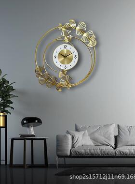 厅钟表挂钟时现代简约大挂表卧室钟机芯壁钟71541石英钟客秒壁挂