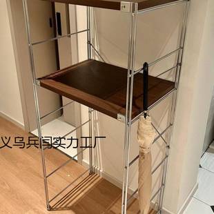 新款家用扫地机器人置物架简约阳台储物柜落地多层杂物猫窝收纳架