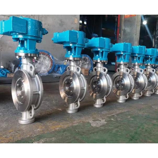 D373W-6P对夹式硬密封碟阀DN500涡轮蜗杆蝶阀DNN400三偏心蝶阀600