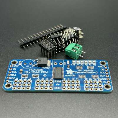 16通道12位PWM/伺服驱动器-I2C接口-PCA9685