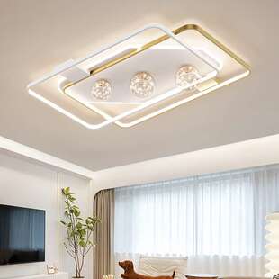 大观园客厅灯现代简约客厅主灯新款 大灯吸顶灯轻奢餐厅卧室灯440L