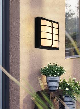 户外壁灯现代简约防水别墅庭院led壁灯走廊过道阳台吸顶灯防潮灯