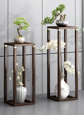 式古花架客厅落地中式置架非实木复轻奢物花台新款20240528室内绿