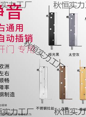im藏alia防盗子母门双开门天插销家61685用门地栓木门隐暗h弹簧插