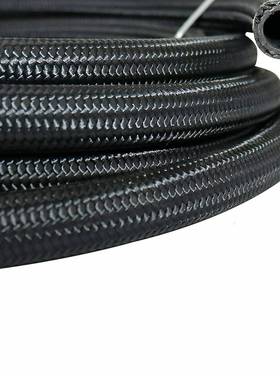 跨境热销 20FT AN6-6AN黑色尼龙编织燃料管 旋转接头套件