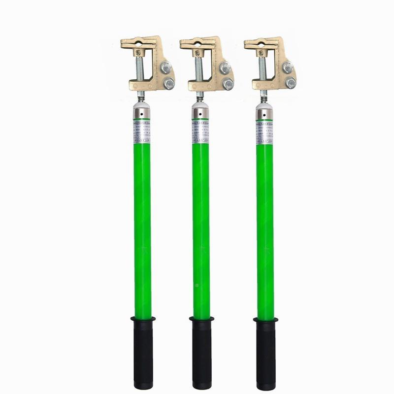 百鼎铜接地棒1k0高压全铜接地线铸铜接地夹棒线ITE10kv接v地线