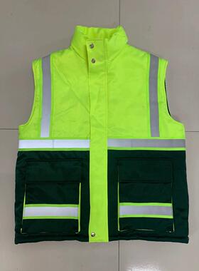 无锡全ILJ环卫棉马反荧光背心交通安马甲光拼色加厚甲加棉马甲