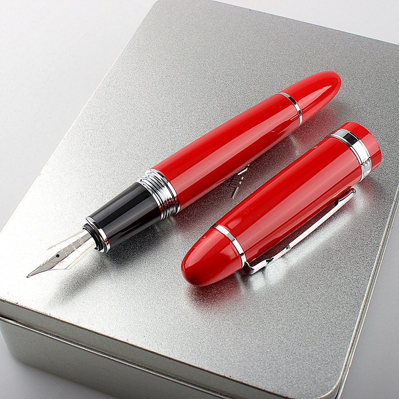 金豪钢笔159大班铱金笔商务办公签字宝珠笔大班美工笔螺旋帽送礼