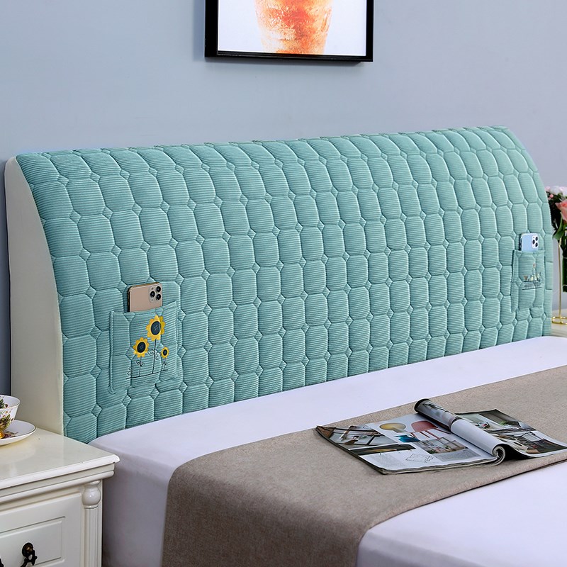 【向阳花开】202新款床头罩防尘防滑触感细腻倚靠舒适四季可用