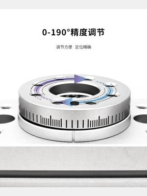 旋转气缸HRQ10A/HRQ20A/HRQ30A/50A-70A/HRQ100A-HRQ200A带缓冲