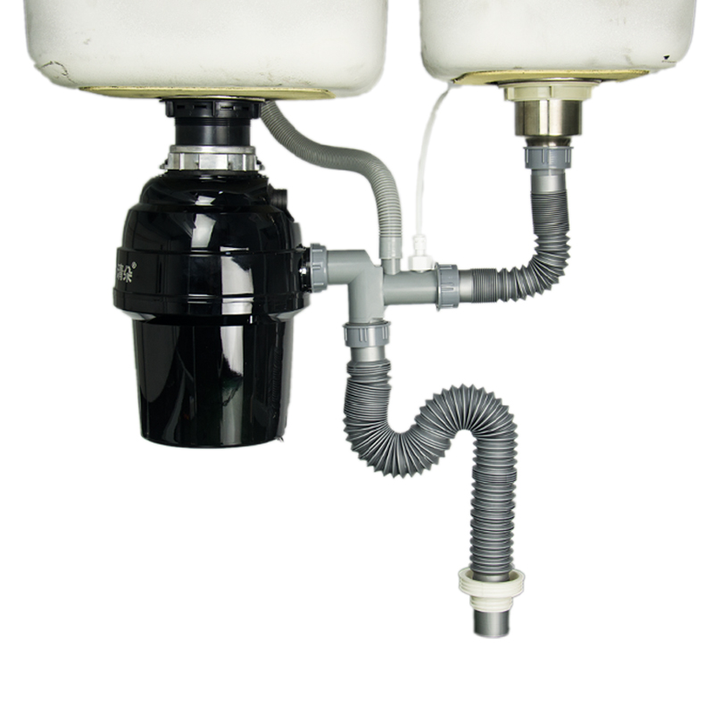 洗碗池粉碎机排水管垃圾处理器单槽防臭防返水下水软管配件装