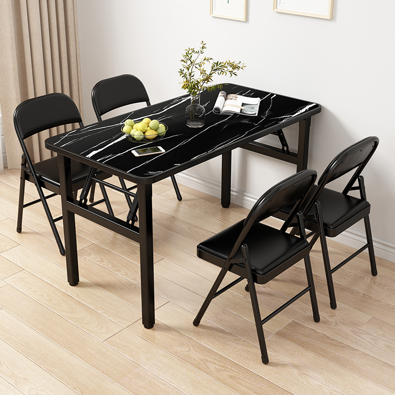 折叠式电脑桌长条桌子简约培训桌会议桌小吃店桌子摆摊桌长方形