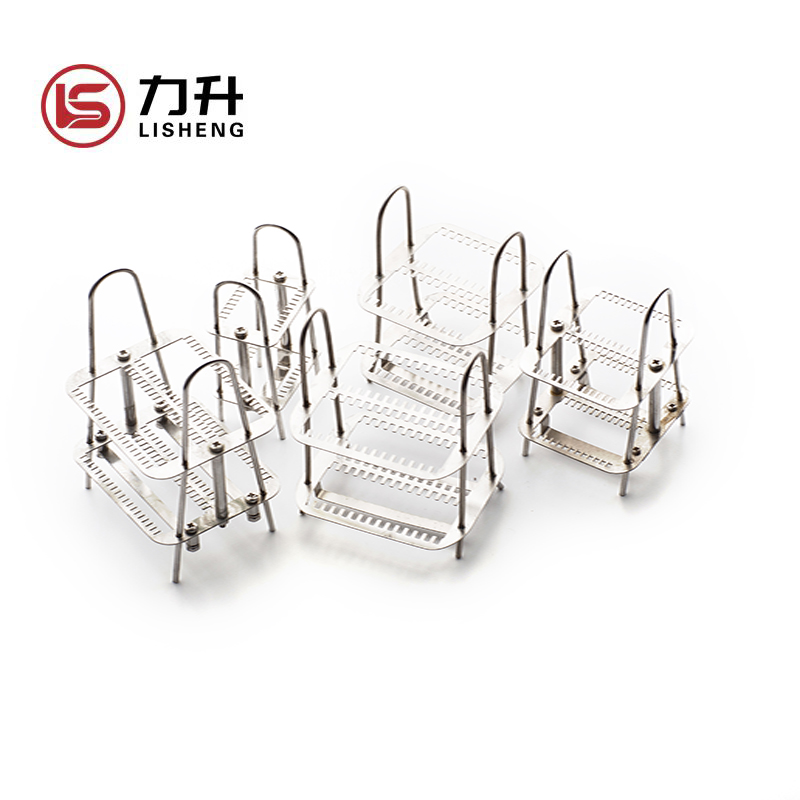 不锈钢载玻片染色架 铜制玻片架子30  片病理实验室