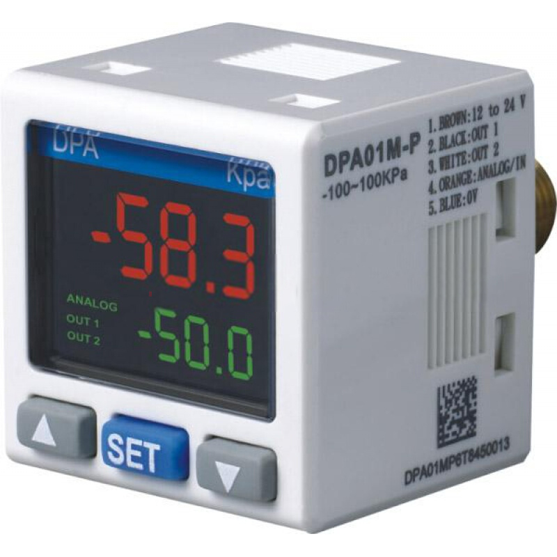 台达数显压力表DP01M-P压力开关传感器DP10M-P正压负压数显控制