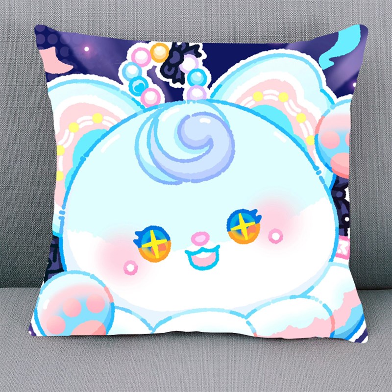 蛋仔派对暹罗猫鲨莉娃发美美猴吼吼学生儿童午睡靠枕沙发枕头抱枕