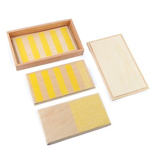 蒙特梭利感官教具木制触摸板儿童早教益智学习触觉能力训练玩具