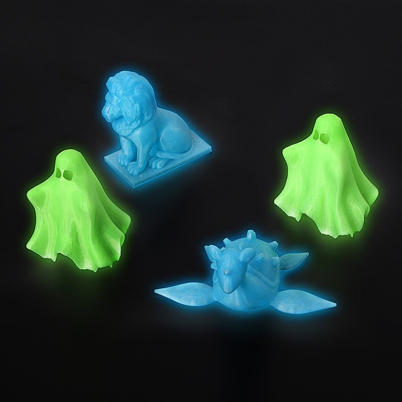 蓝极光PL夜光3D打印机耗材 黑暗中发光打印耗材 1.75mm