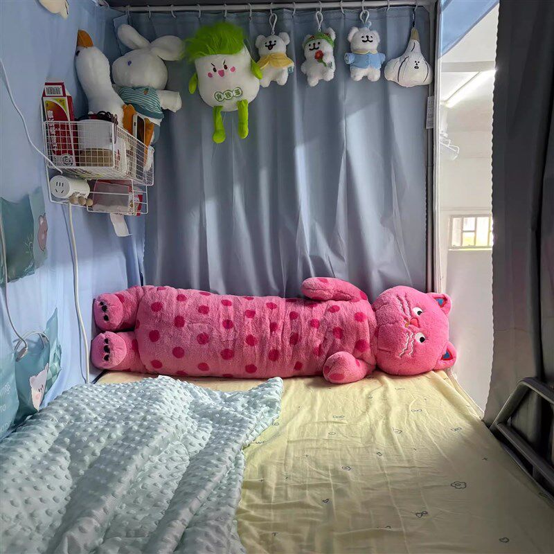 大学生宿舍床头软包靠枕卡通单人床睡觉大靠背上下铺护腰长条抱枕