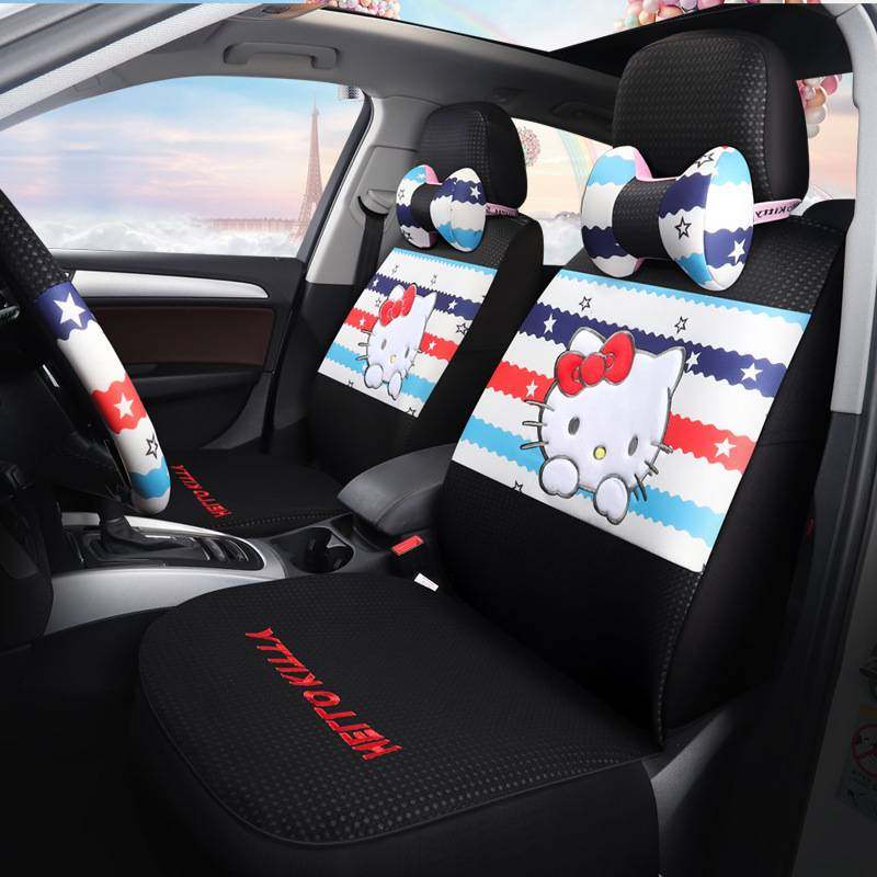 卡通汽车座套四季通用可爱女座椅套冰丝亚麻全包围布艺坐垫套冬季,鲜花速递/花卉仿真/绿植园艺,割草机/草坪机,淘宝优惠券,粉丝福利购,淘宝优惠卷