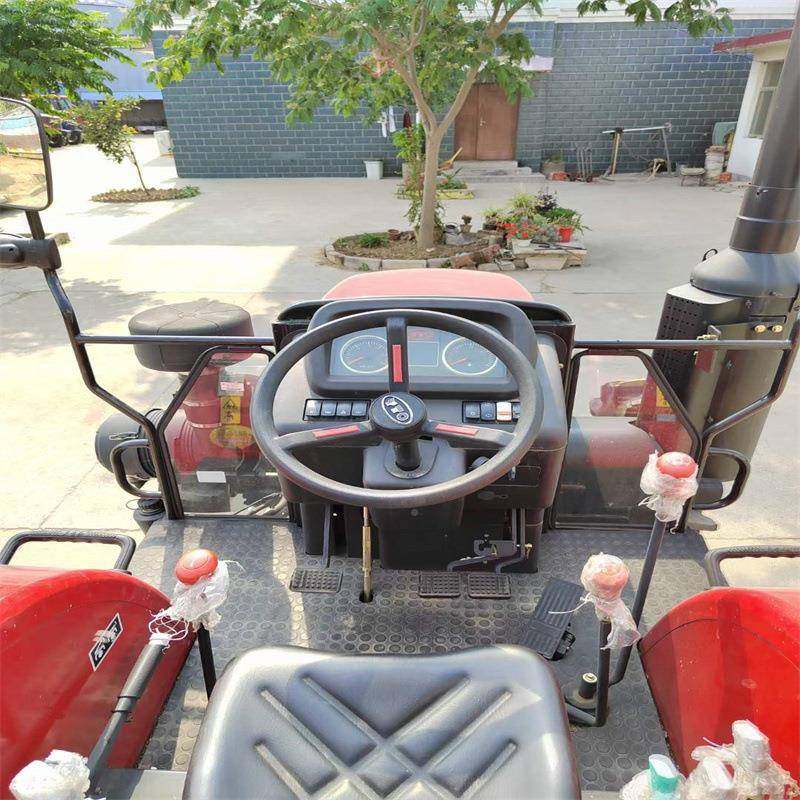 东方红MF804-用7四轮农拖桥拉机前后大动地力强劲四RIQ驱翻拖拉机