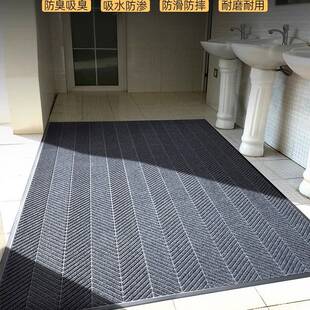 公共厕所防滑地垫卫生间门口吸水地毯洗手间洗手池脚垫耐脏垫子